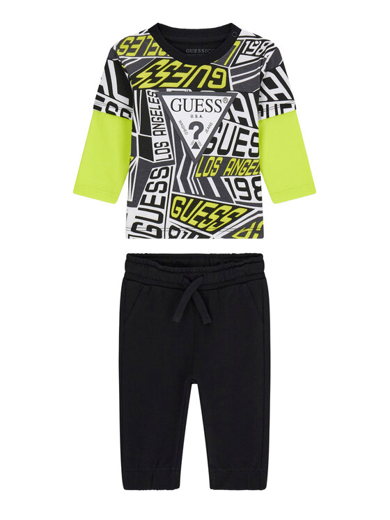 Guess Guess Set bluză și pantalon I6RG00 K8HM4 Colorat Regular Fit