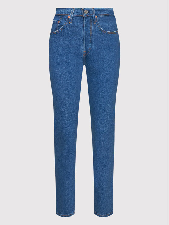 Levi's® Levi's® Jeansy 501® Crop 36200-0225 Modrá Cropped Fit