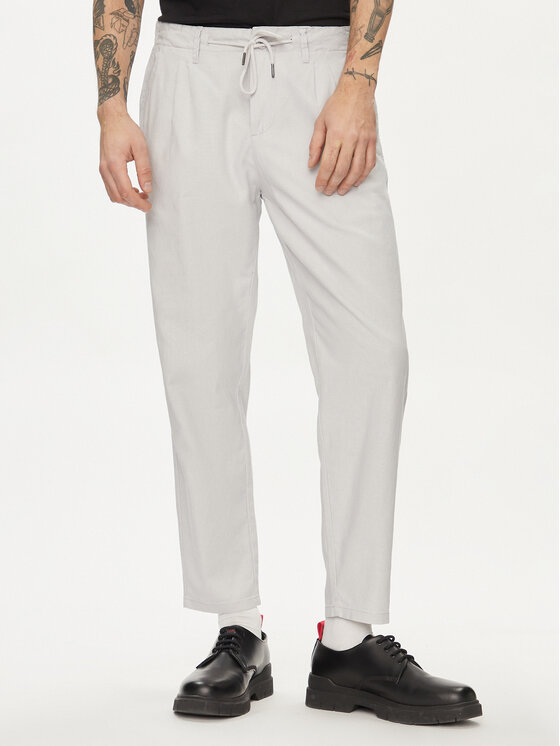 Only & Sons Pantaloni di tessuto Leo 22013002 Grigio Regular Fit, taglia : 31_34