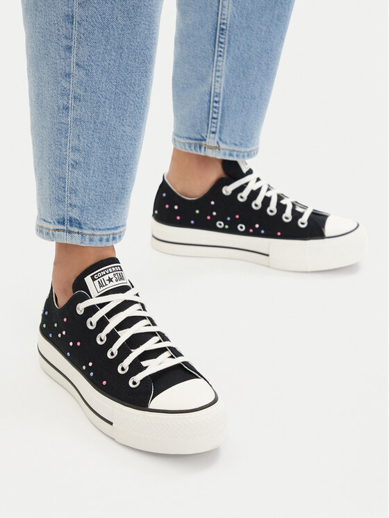 Converse Converse Кеди Chuck Taylor All Star Lift Platform Mini Studs A19141C Чорний