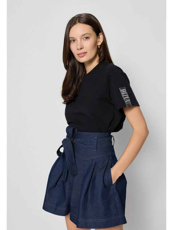BIZUU BIZUU T-Shirt TISHAM Czarny Standard Fit
