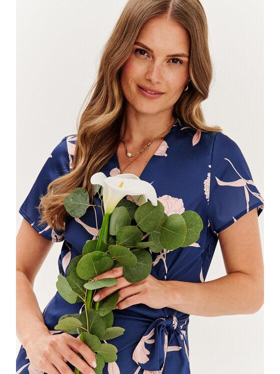 NAOKO NAOKO Každodenné šaty Milano Moves Tmavomodrá Regular Fit