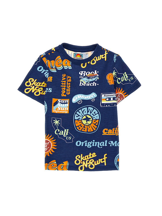 Original Marines Original Marines Тишърт DDP2194B Тъмносин Regular Fit