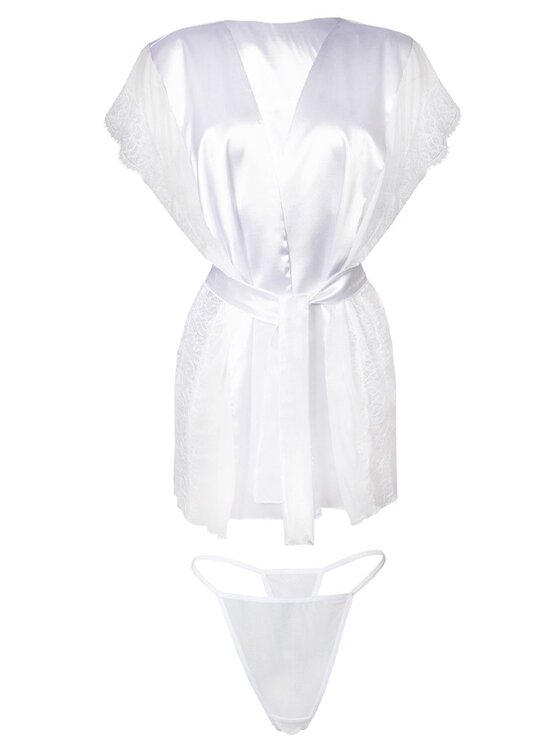 DKaren Lingerie DKaren Lingerie Szlafrok Bridget Biały