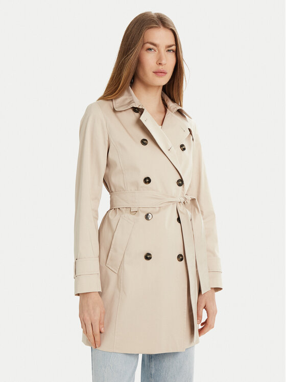 Marella Marella Trench Roseto 2513021021 Bej Regular Fit