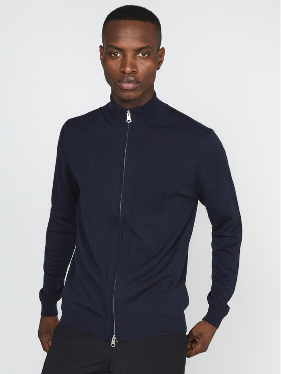 Matinique Kardigán 30204879 Tmavomodrá Regular Fit