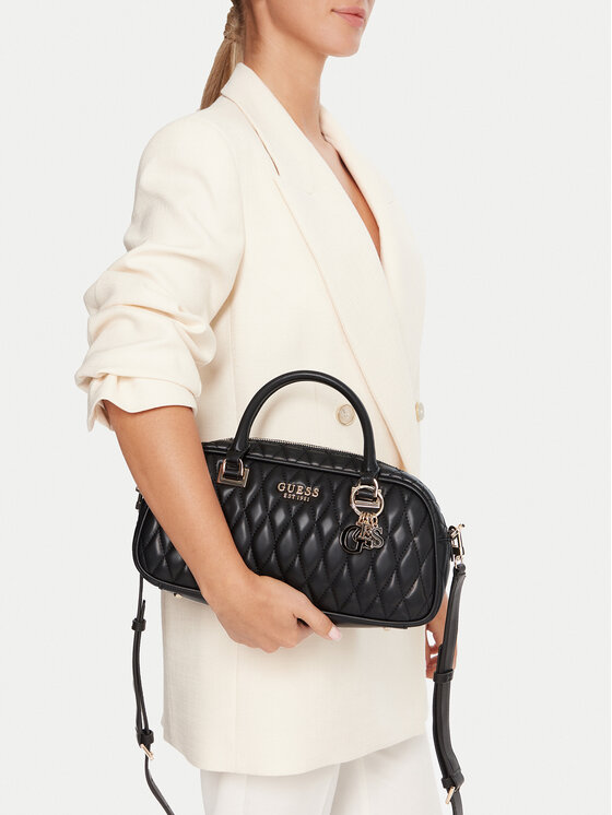 Guess Guess Τσάντα Valla HWQG81 22050 Μαύρο