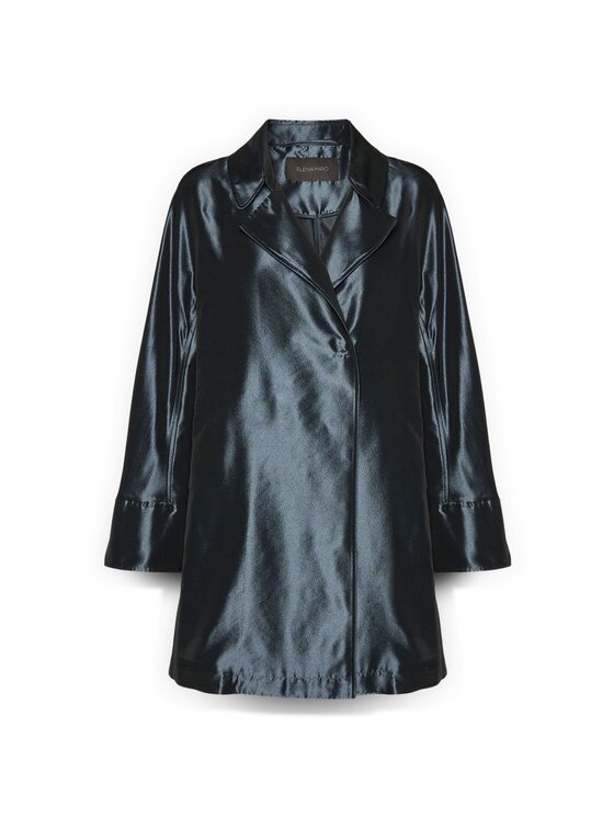 Elena Mirò Elena Mirò Płaszcz zimowy F093P000235N024 Niebieski A-Line Fit