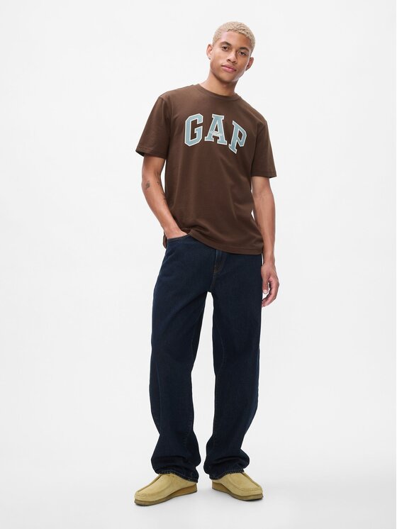 Gap Gap T-Shirt 797924-07 Brązowy Regular Fit