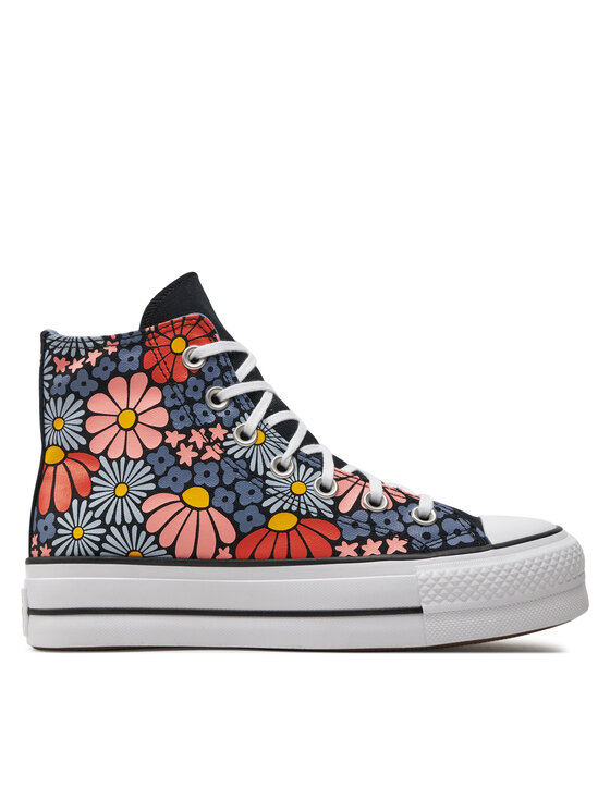 Converse Converse Tenisice Chuck Taylor All Star Lift Platform Floral A08112C Šarena