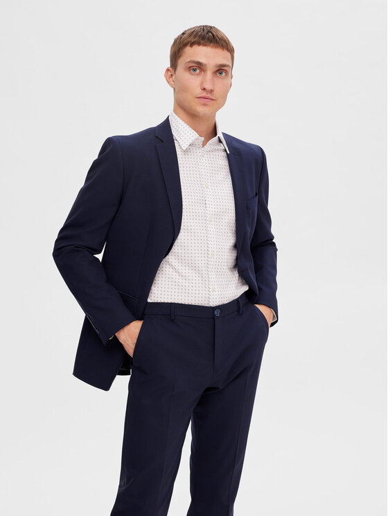 Selected Homme Selected Homme Hemd 16087706 Weiß Slim Fit