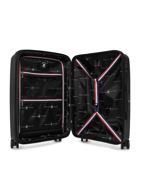 Beverly Hills Polo Club Beverly Hills Polo Club Kabīnes koferis CEO-BHPC-WAL-007-S Melns