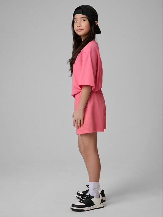 4F 4F Szorty sportowe BASIC+ Różowy Regular Fit