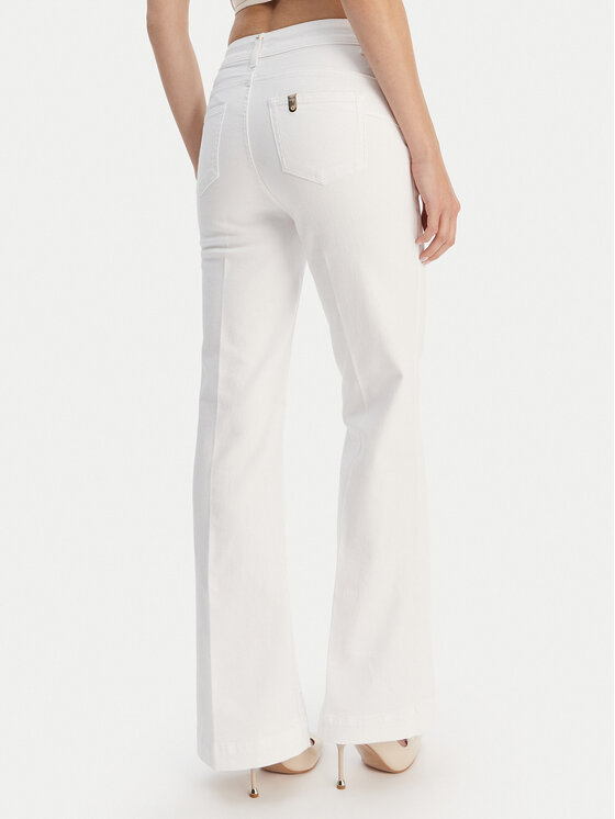 Liu Jo Liu Jo Džínsy UA6162 T456A Biela Flare Fit