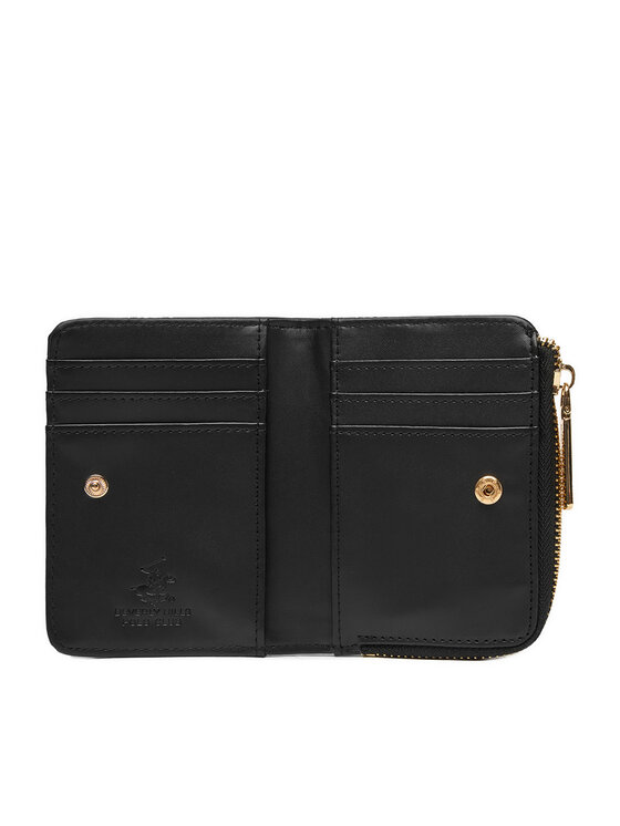 Beverly Hills Polo Club Beverly Hills Polo Club Портфейл CEO-BHPC-W1-008-AW25 Черен