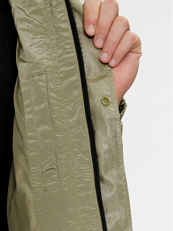 Calvin Klein Jeans Calvin Klein Jeans Bunda pro přechodné období Utility Track Jacket J30J324663 Zelená Regular Fit