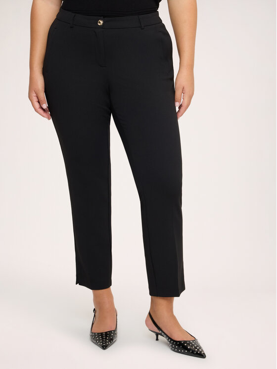 Fiorella Rubino Fiorella Rubino Spodnie materiałowe P055L002440N033 Czarny Slim Fit