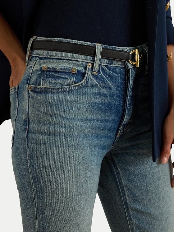 LAUREN RALPH LAUREN LAUREN RALPH LAUREN Jeans hlače 200P03646001 Modra Straight Fit