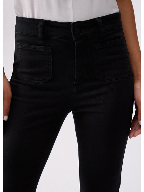 Liu Jo Liu Jo Pantaloni di tessuto WA6254T443A22222 Nero Regular Fit