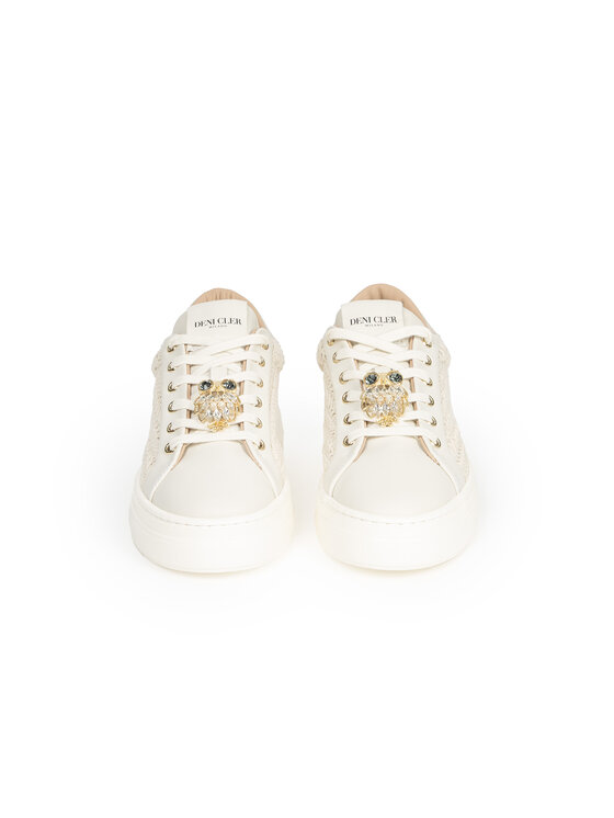 Deni Cler Milano Deni Cler Milano Sneakersy T-DC-B611-F2-77-12-1 Kremowy