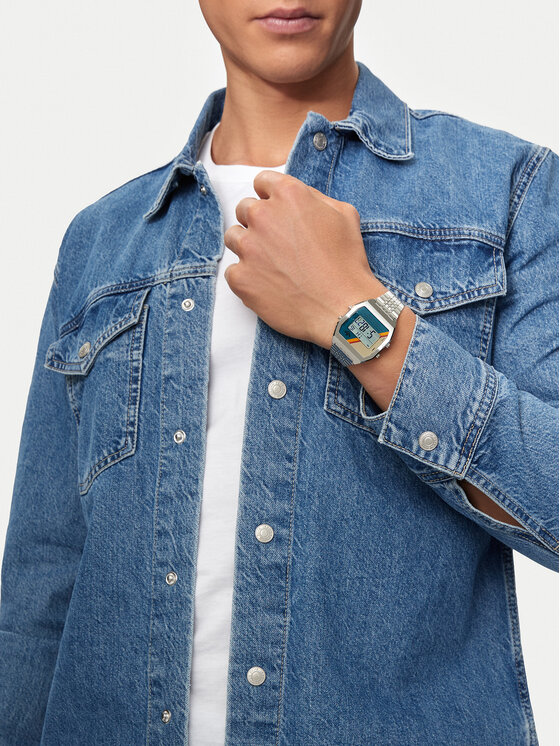 adidas adidas Ρολόι Originals Street Digital Two AOST23556 Ασημί