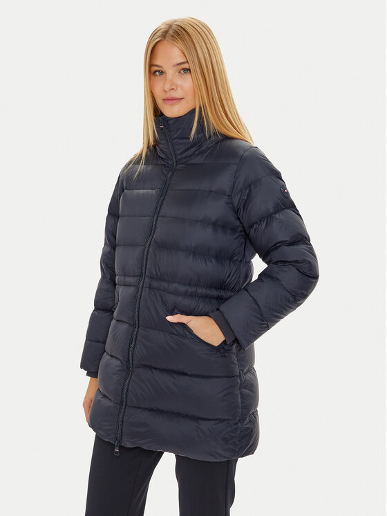 Tommy Hilfiger Vatovaná bunda WW0WW43119 Tmavomodrá Regular Fit