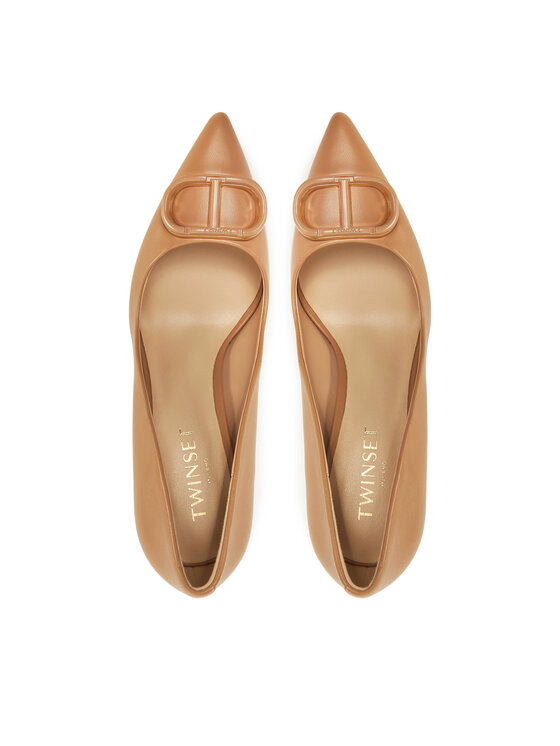 TWINSET TWINSET Štikle 251TCP060 Smeđa