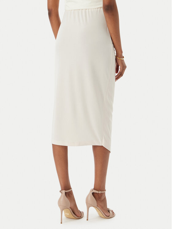 Rinascimento Rinascimento Midi svārki CFC0123489003 Bēšs Regular Fit