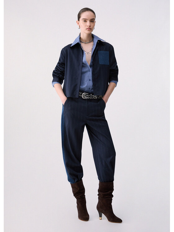 Liu Jo Liu Jo Pantaloni di tessuto WF6241T731AL9232 Azzurro chiaro Regular Fit