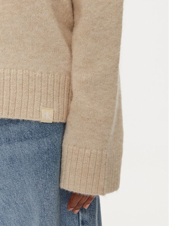 Calvin Klein Calvin Klein Πουλόβερ J20J224636 Καφέ Regular Fit
