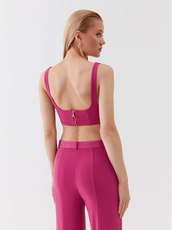 Patrizia Pepe Patrizia Pepe Marškinėliai 2C1454/A236-M447 Rožinė Slim Fit