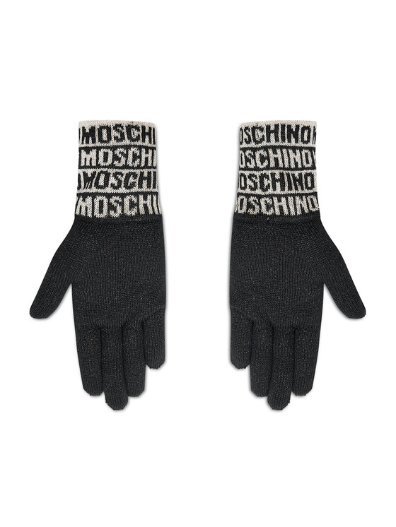 MOSCHINO MOSCHINO Dámske rukavice 65215 0M2340 Čierna