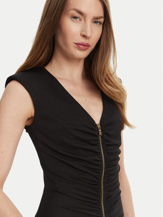 Just Cavalli Just Cavalli Koktélruha 78PAO949 Fekete Slim Fit