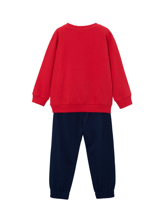 Mayoral Mayoral Dres 3882 Czerwony Regular Fit