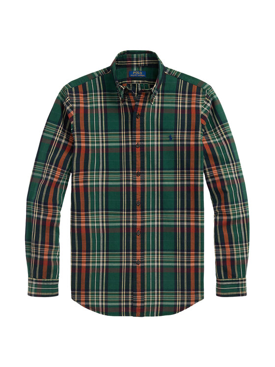Polo Ralph Lauren Polo Ralph Lauren Marškiniai 710P00524002 Žalia Custom Fit