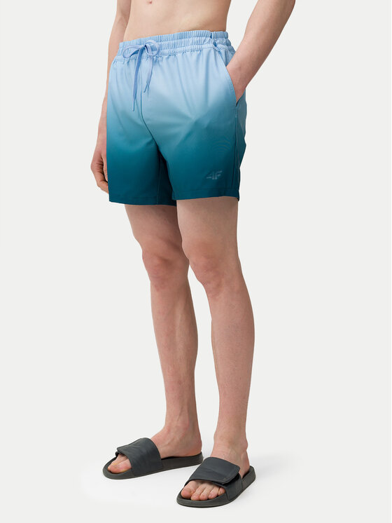 4F 4F Pantaloni scurți pentru înot 4FWSS24UBDSM089 Verde Regular Fit