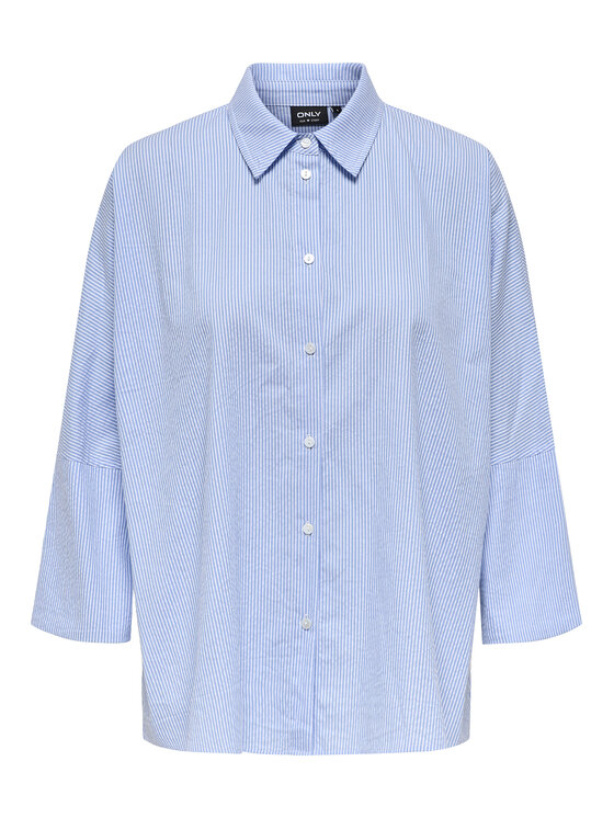 ONLY ONLY Marškiniai Augusta 15347661 Mėlyna Loose Fit
