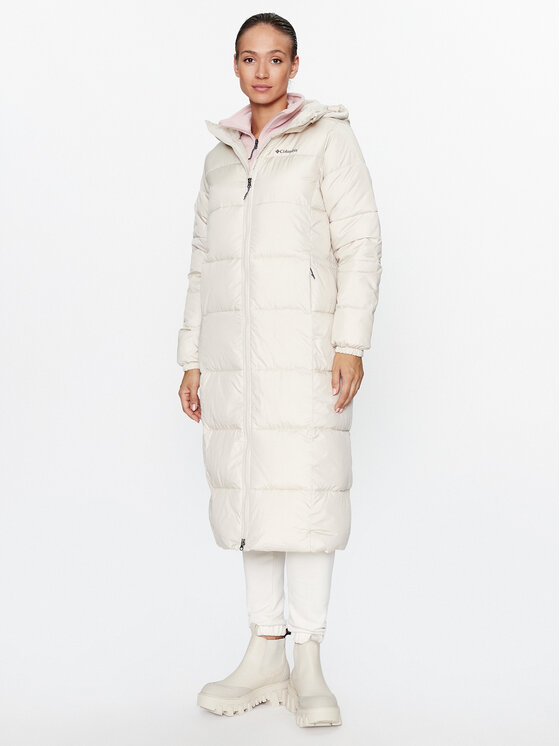 Columbia Columbia Zimní bunda Puffect™ Long Jacket Hnědá Regular Fit
