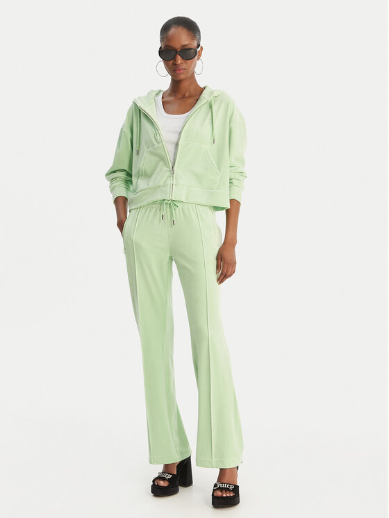 Juicy Couture Juicy Couture Džemperis ar kapuci Iccle JCWAS126304 Zaļš Oversize