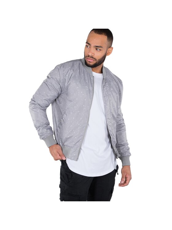 Alpha Industries Alpha Industries Kurtka bomber AI.186101-31-XL Szary Regular Fit