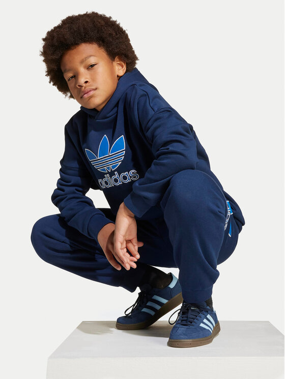 adidas adidas Jopa Trefoil JV8651 Mornarsko modra Loose Fit