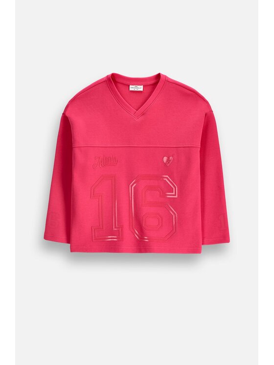 Coccodrillo Coccodrillo Longsleeve ZC6143101SGJ-029 Różowy Regular Fit
