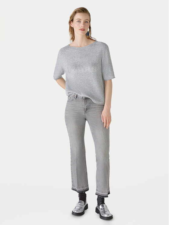 OUI OUI Jeansy 89314 1345707 Szary Regular Fit
