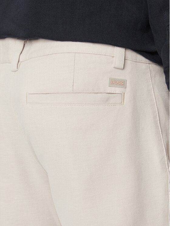 BOSS BOSS Чіноси 50559158 Кремовий Tapered Fit