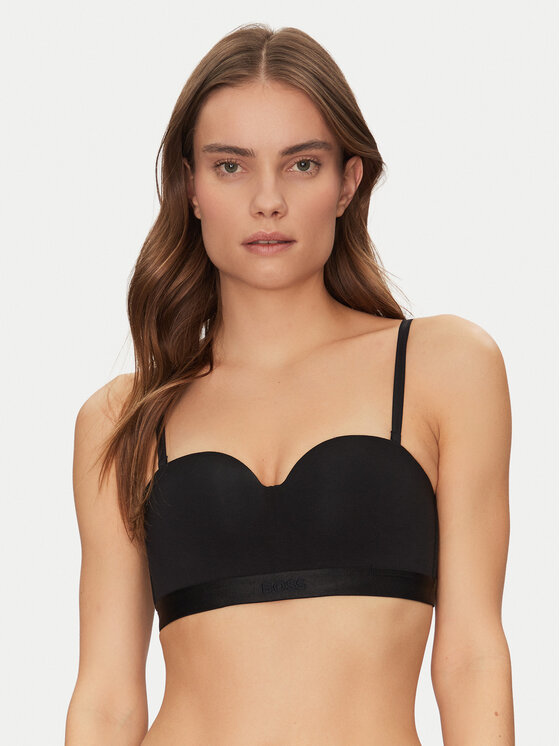 BOSS BOSS Sutien Bardot 50520415 Negru