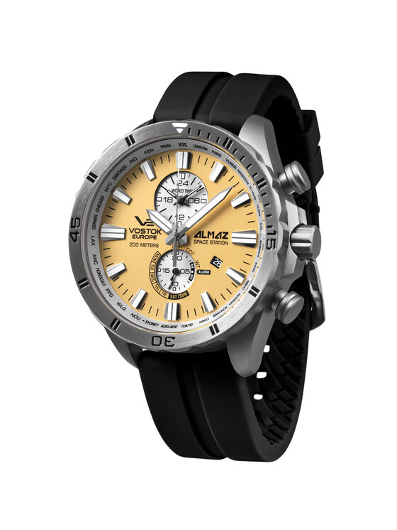 Zegarek Vostok Europe, Czarny, YM8J-320A655S