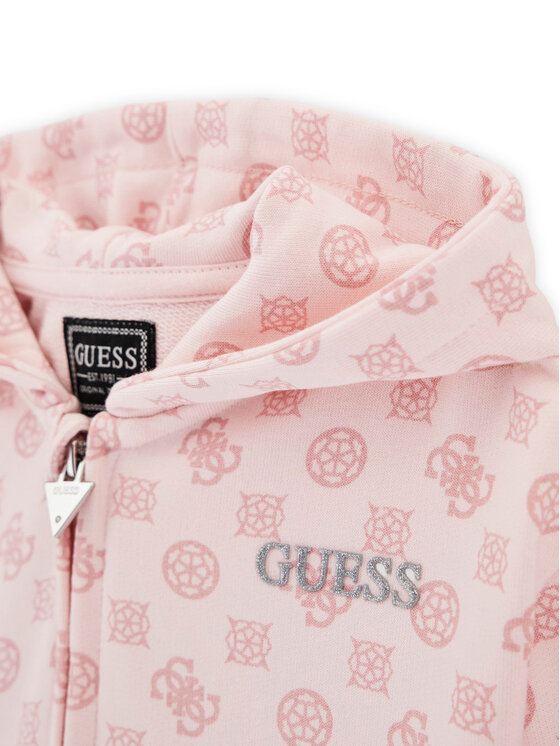 Guess Guess Mikina K5BQ08 KAD74 Ružová Relaxed Fit