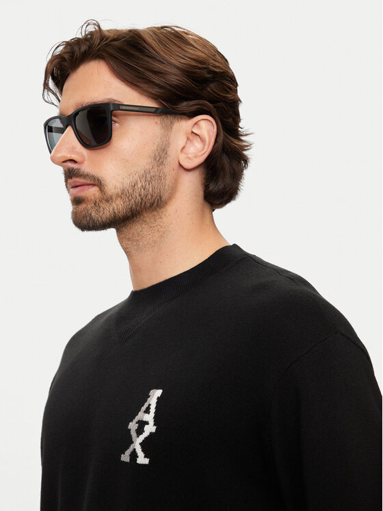 Armani Exchange Armani Exchange Maglione 6DZM6H ZM5BZ 1200 Nero Regular Fit