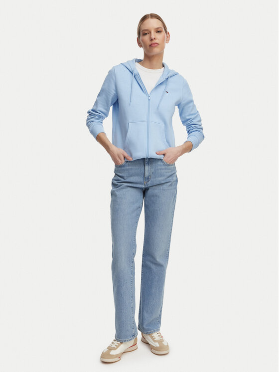 Tommy Jeans Tommy Jeans Μπλούζα Flag DW0DW19729 Ανοιχτό μπλε Regular Fit