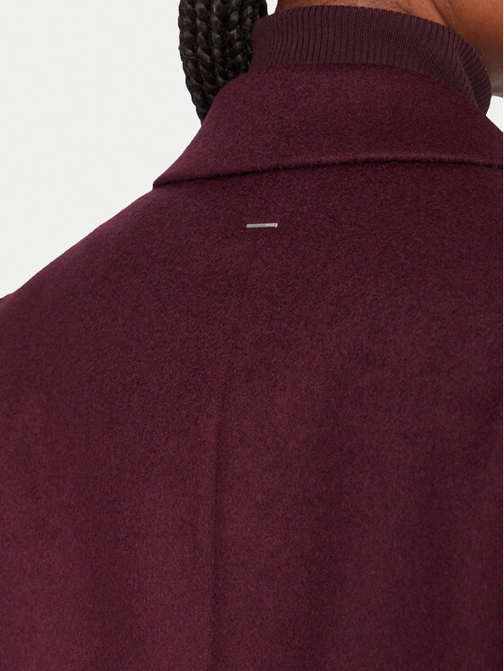BOSS BOSS Palton de lână Classin 50548371 Violet Regular Fit